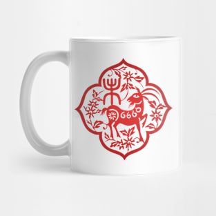 Chinese Zodiac ver.2 Goat in Red Mug